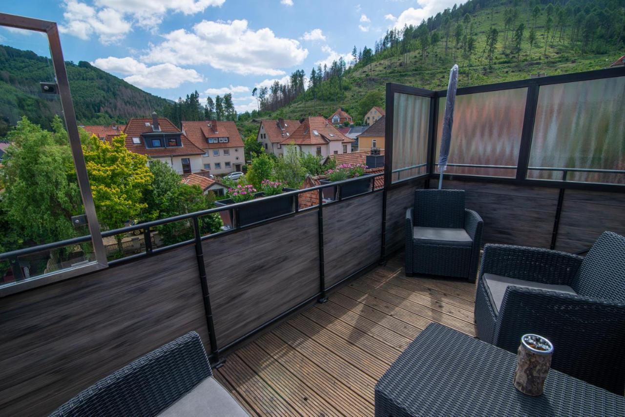 Ferienwohnung Bergblick -Keine Monteure- Goslar Esterno foto